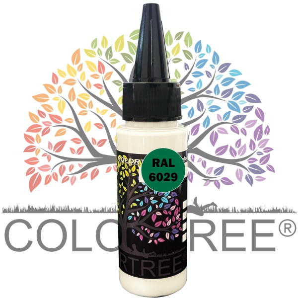 Epoxidharz RAL 6029 MINZGRUEN Colortree. Hoch konzentrierte Farbpaste auf natürlichen Ölen basierend, auch für Polyesterharz, Polyurethan, Beton, Kunstharz