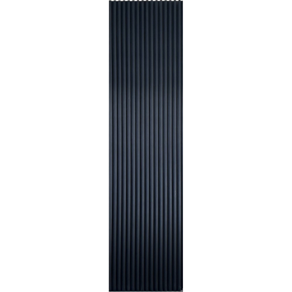 Akustikpaneele Wandpaneele Schwarz Metall Wasserdicht, Akustik dämmend, 4 Stück ca. 260x16,5cm, auch geschnitten erhältlich Premium Qualität