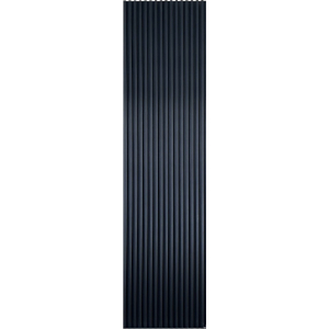 Akustikpaneele Wandpaneele Schwarz Metall Wasserdicht, Akustik dämmend, 4 Stück ca. 260x16,5cm, auch geschnitten erhältlich Premium Qualität
