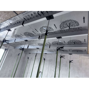 Akustikpaneele Wandpaneele Schwarz Metall Wasserdicht, Akustik dämmend, 4 Stück ca. 260x16,5cm, auch geschnitten erhältlich Premium Qualität