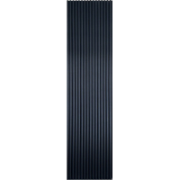 Akustikpaneele Wandpaneele Schwarz Metall Wasserdicht, Akustik dämmend, 4 Stück ca. 260x16,5cm, auch geschnitten erhältlich Premium Qualität