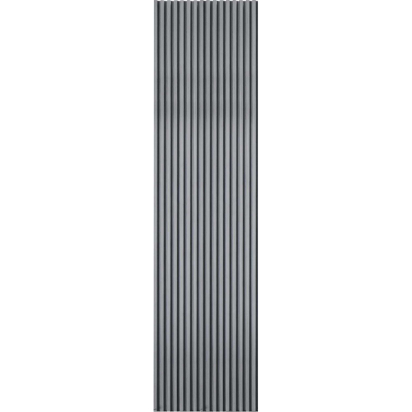 Akustikpaneele Wandpaneele Grau Gemasert Wasserdicht, Akustik dämmend, 4 Stück ca. 260x16,5cm, auch geschnitten erhältlich Premium Qualität
