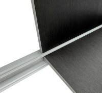 Aluminium Profil Innenecke Silber Eloxiert, 2m W...