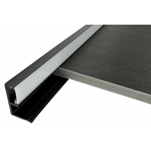 LED Leiste Aluminium Profil 90° Endprofil Schwarz...