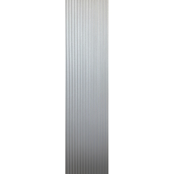 Akustikpaneele Wandpaneele Mesh Optik Silber Wasserdicht, Akustik dämmend, 4 Stück ca. 260x16,5cm, auch geschnitten erhältlich Premium Qualität