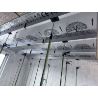 Akustikpaneele Wandpaneele Silber Gesprenkelt Wasserdicht, Akustik dämmend, 4 Stück ca. 260x16,5cm, auch geschnitten erhältlich Premium Qualität